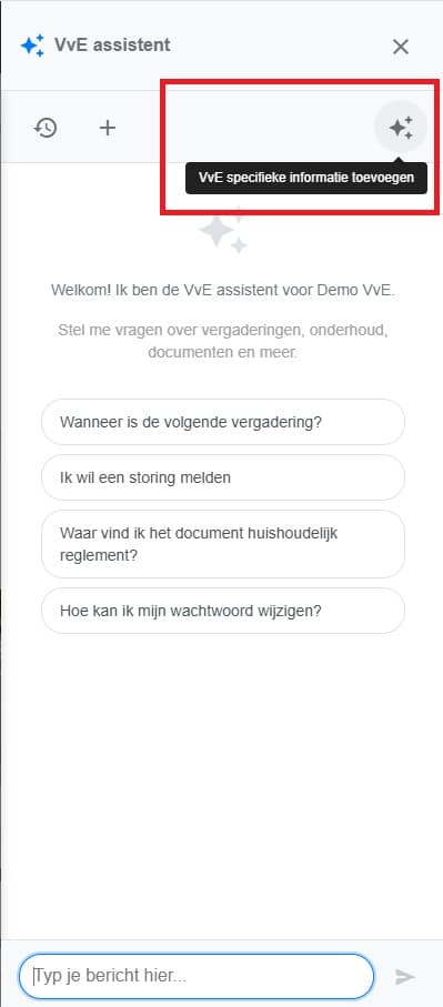 Het knopje dat de beheerder moet aanklikken om naar de indexeringspagina te gaan