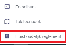 Nieuwe module zichtbaar in de menubalk