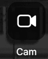 Camera aan/uitzetten knop