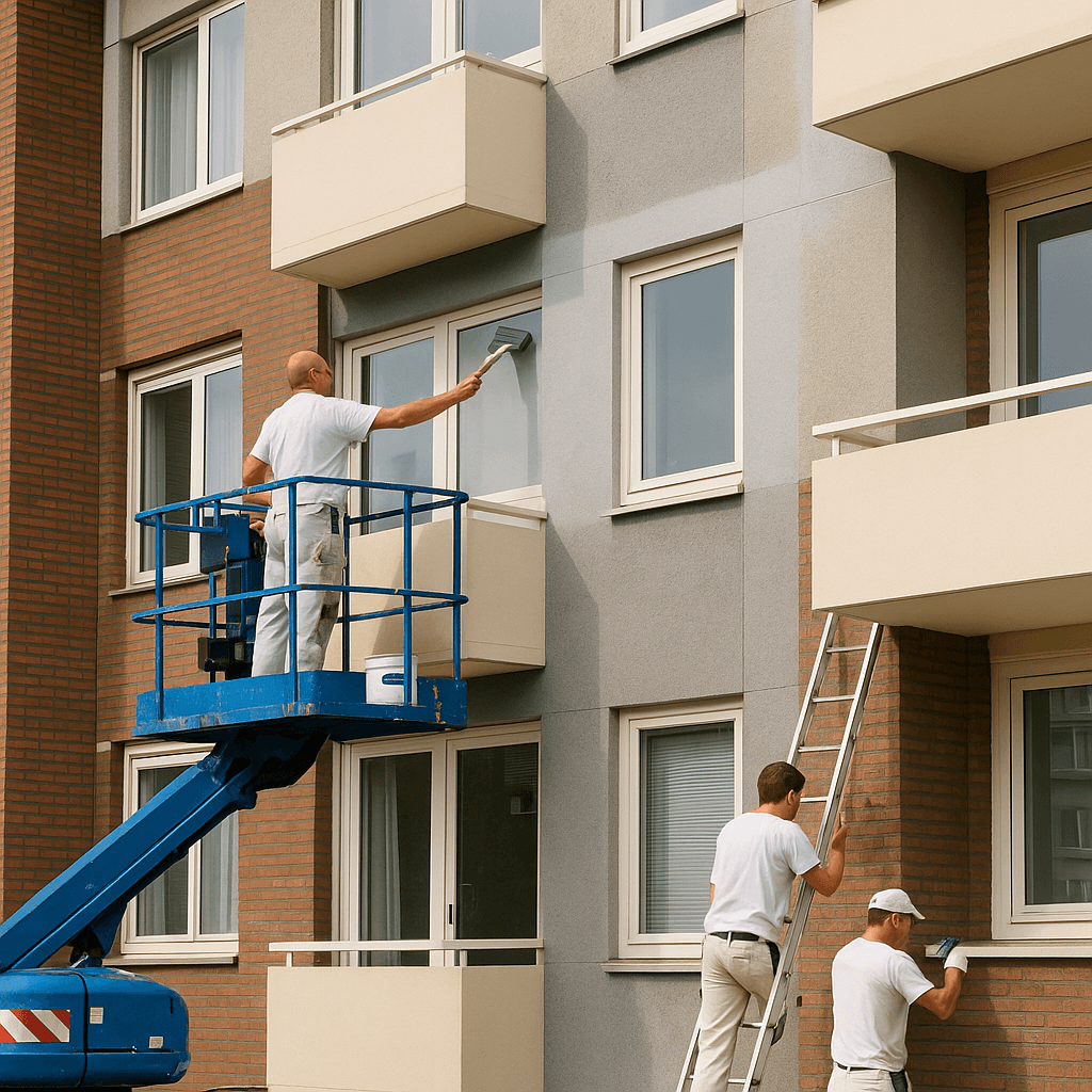Schilderwerk aan VvE-complexen: waar moet je aan denken?