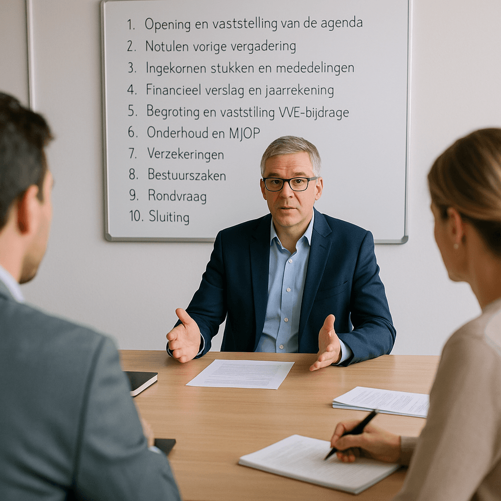 Een externe voorzitter voor de ALV? Vaak kan de VvE het prima zelf!