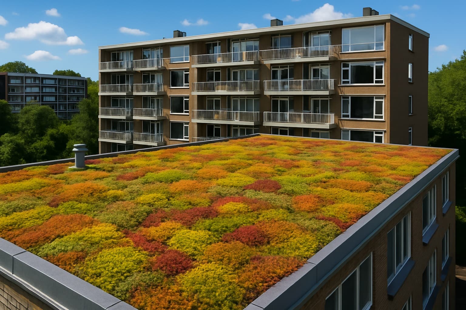 Een groen dak voor de VvE: duurzaam, mooi en slim investeren