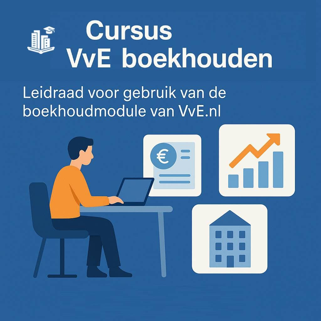 Zelf de boekhouding doen met VvE.nl? Volg de cursus VvE-boekhouden en bespaar op beheerkosten