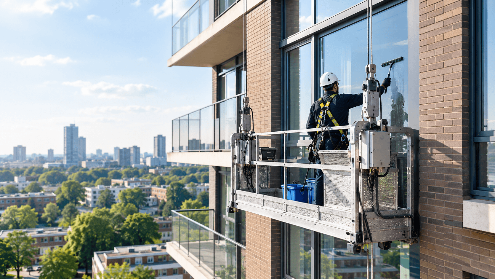 Gevelonderhoudsinstallatie: keuring, onderhoud en kosten